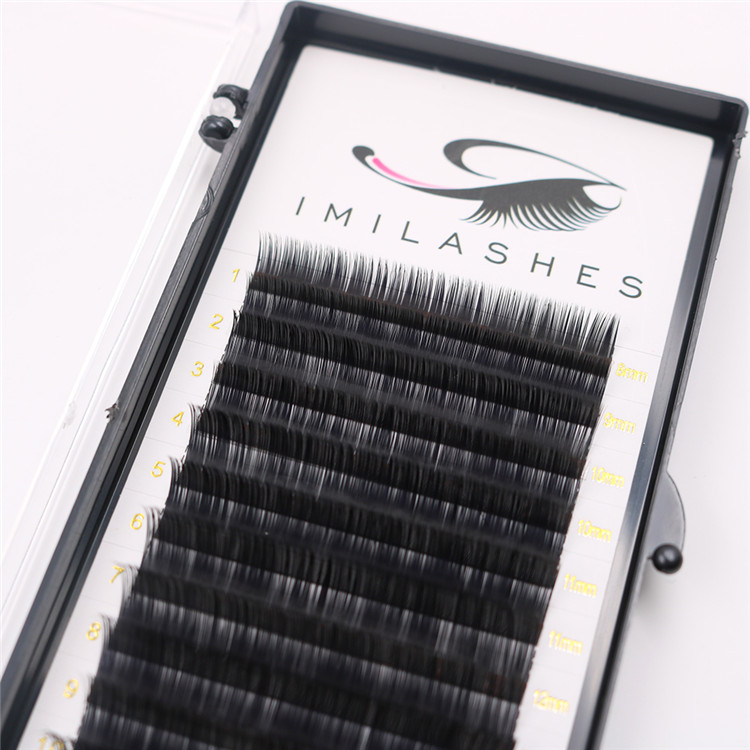 Eyelash extensions korean PBT russian volume lash - A